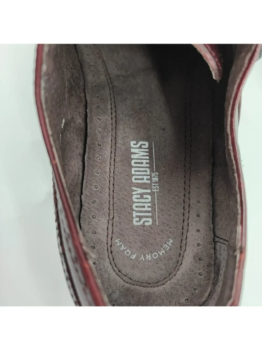 Stacy Adams Dunbar Wingtip Men's Size 9M Brown Leather Oxford Shoes 25064-601